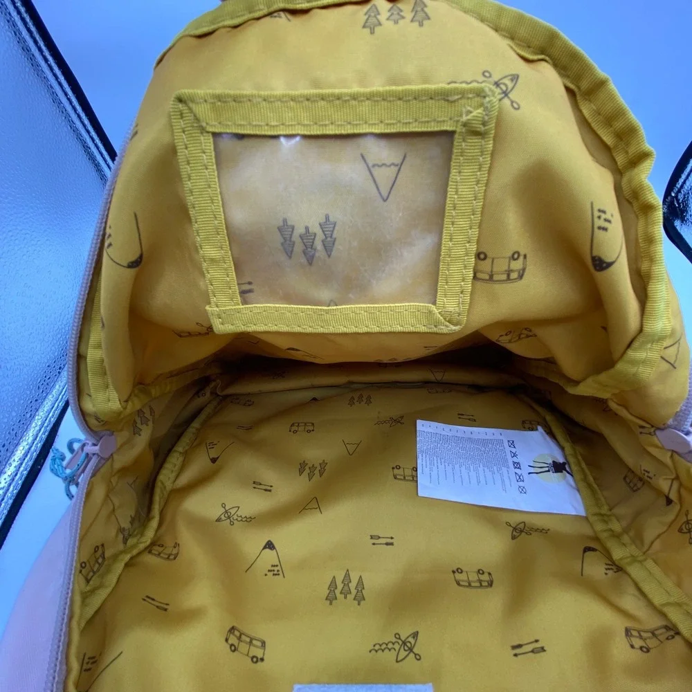 Lässig Kids Small Backpack Blush Pink Stay Wild Teepee Insulated Pocket